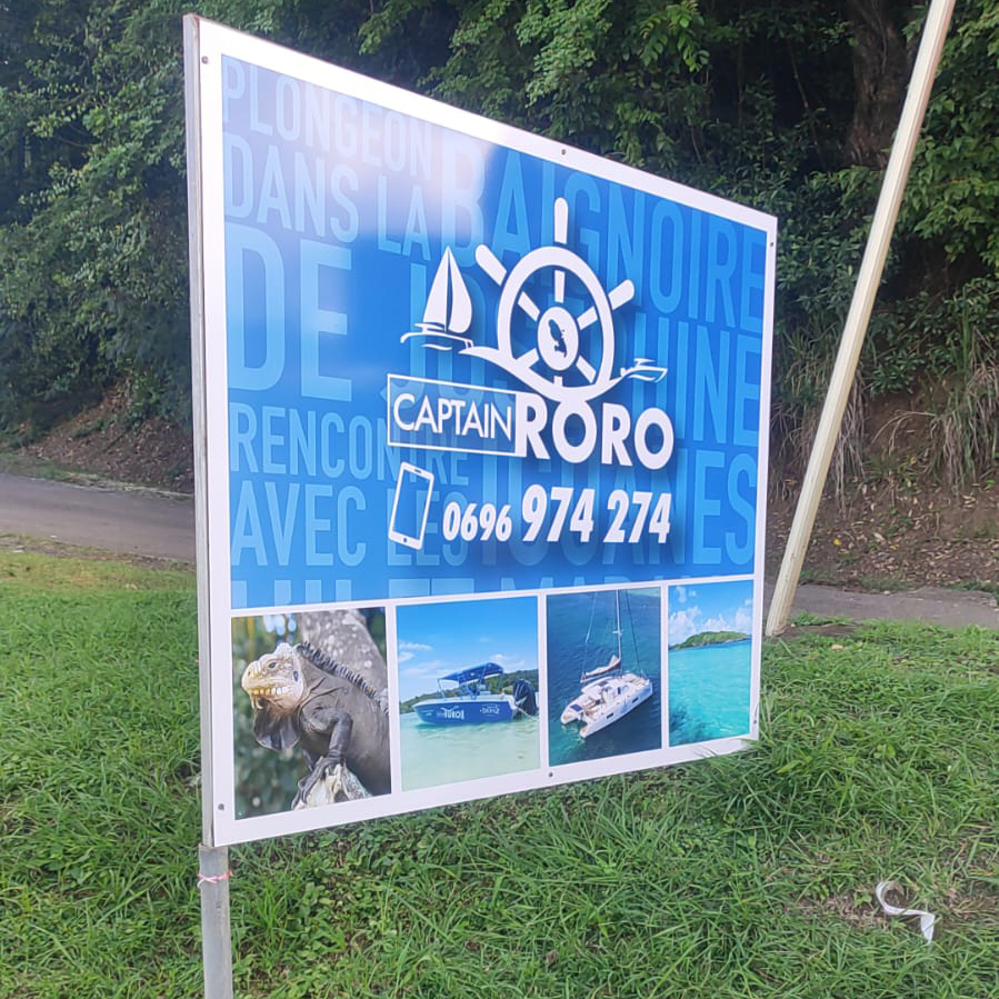 Signalétique extérieure marina